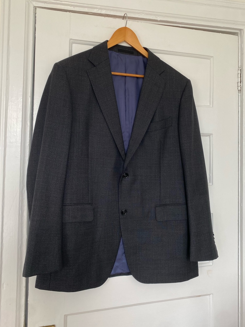 Suitsupply Barberis Napoli wool blazer in dark grey